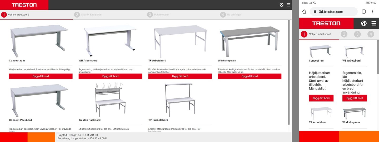 Treston 3D konfiguratorn