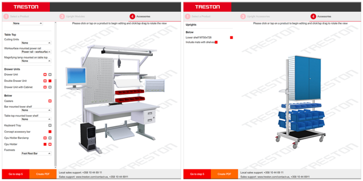 Choose other accessories to complete your configuration