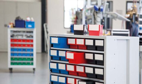 Bin cabinets for industry storage by Treston