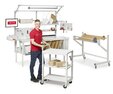 Packing bench TPB with trolleys