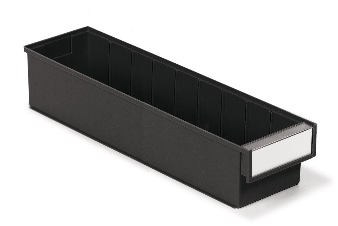 Lagerlåda 132x500x100 svart ESD 20 st | Treston